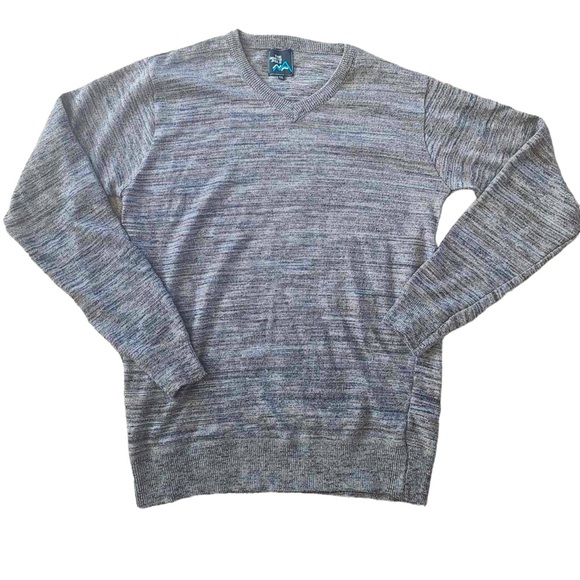 north pole Other - North Pole Long Sleeve Pullover Gray V-Neck Sweater Size XXL